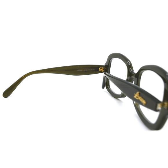 NEW LOEWE LW450066I 096 Eyeglasses – Green Acetate Frame Women – 100% Authentic - Picture 8 of 11